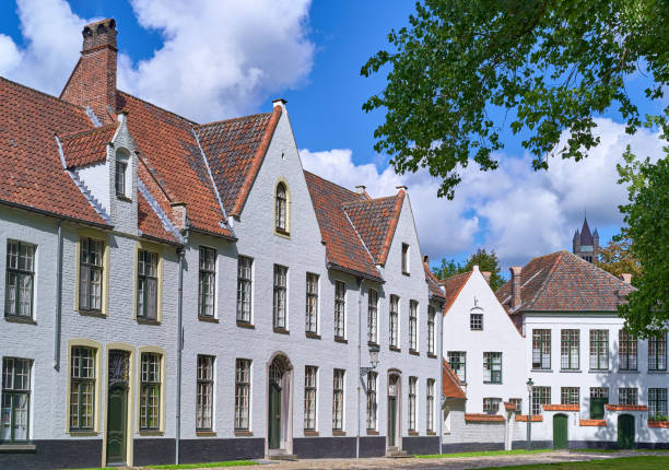 istock Bruges historic and traditional architectures 1441111001