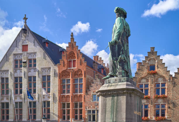 istock Bruges historic and traditional architectures 1441111315