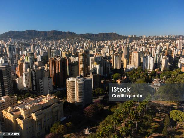 Landscape Of Liberty Square Stock Photo - Download Image Now - Backgrounds, Beauty, Belo Horizonte