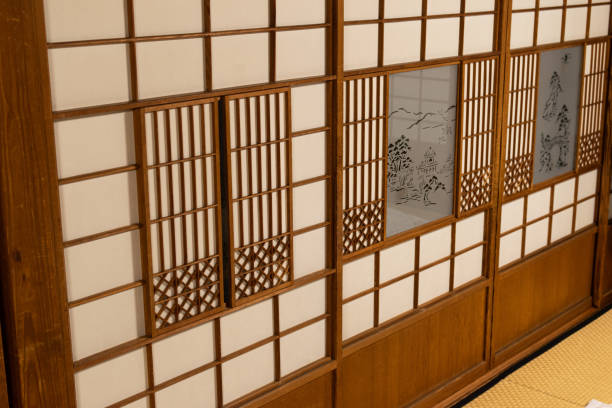 istock Japanese-style room shoji 1441119816
