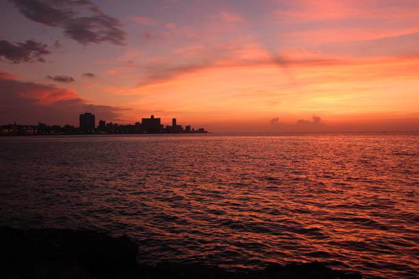 istock Cuba - La Havana- sunset on the Malecon 1441123259