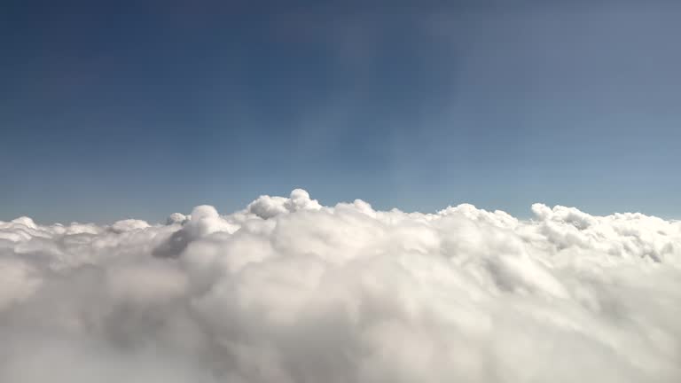 Flying above the clouds