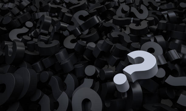 istock White question mark on a background of question marks. 3d illustration 1441128018