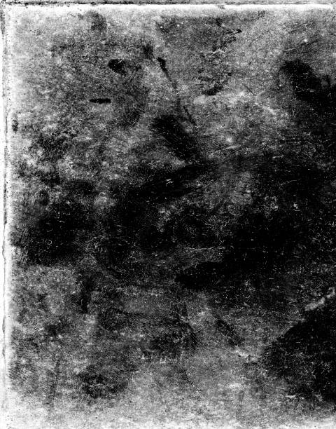 istock Grunge Background. Cracked structure effect. Rough grunge pattern design. Texture of damaged and scuffed material. Texture overlay 1441129454