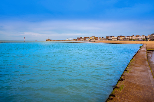 Hastings, UK - June 05, 2023: People on the beach