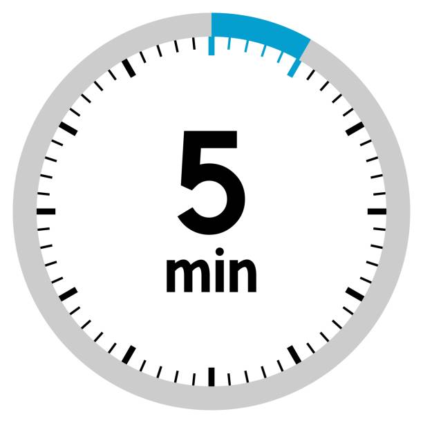5 minutes,concept of time,timer,clock illustration,vector. 5 minutes,concept of time,timer,clock illustration,vector. five minutes timer stock illustrations
