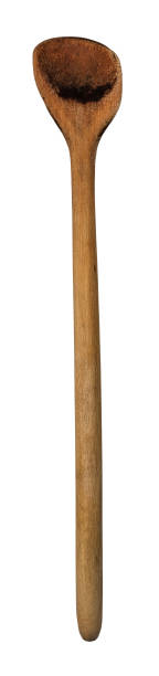 istock old wooden cooking spoon isolated on white background 1441134255