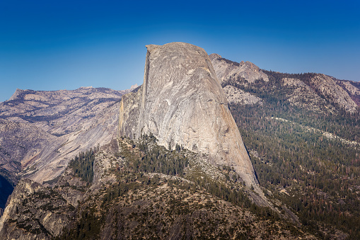 The Half Dome in the Yosemite National Park, California