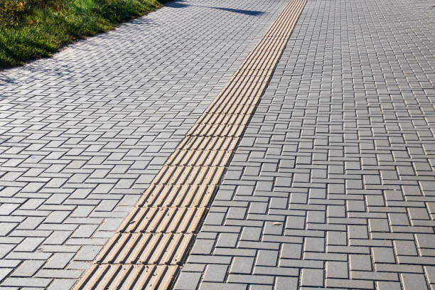 istock Designation for the visually impaired on asphalt 1441139778