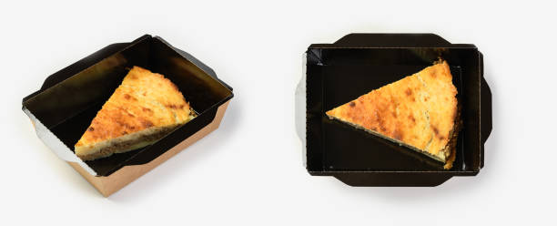 istock potato casserole with meat. A portion in a container for food delivery services. 1441151492