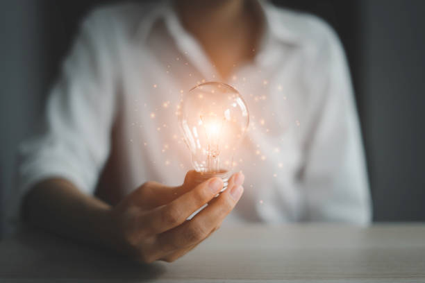 istock Creative new idea concept with innovation and inspiration. 1441151833