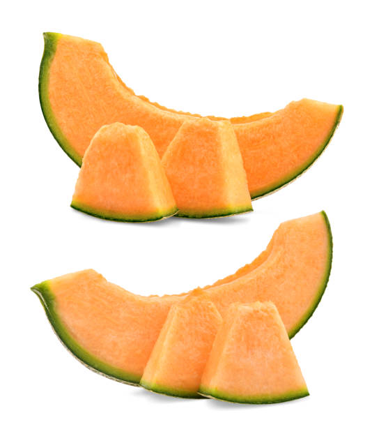 istock cantaloupe melon isolated on white background 1441152551