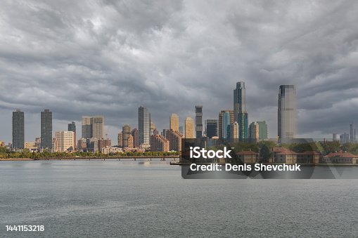 istock View of Ellis Island from Liberty Island with New Jersey in the background 1441153218