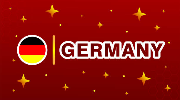 флаг германии  - world cup stock illustrations