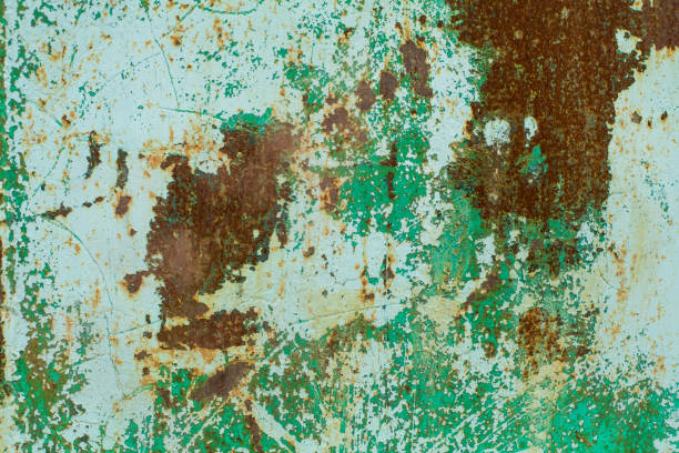 istock Dirty metal old green background 1441155829