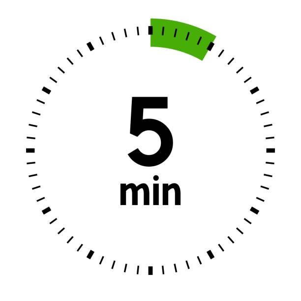 5 minutes,concept of time,timer,clock illustration,vector. 5 minutes,concept of time,timer,clock illustration,vector,transparent background. five minutes timer stock illustrations