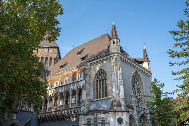 Gothic Building at Vajdahunyad Castle - Budapest, Hungary