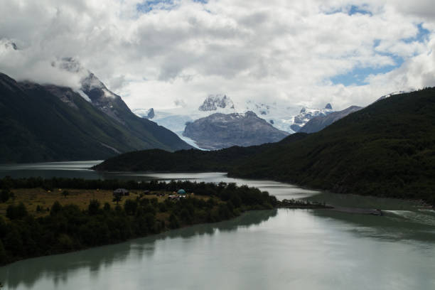istock River leading to lake Dickson in Chile 1441165244