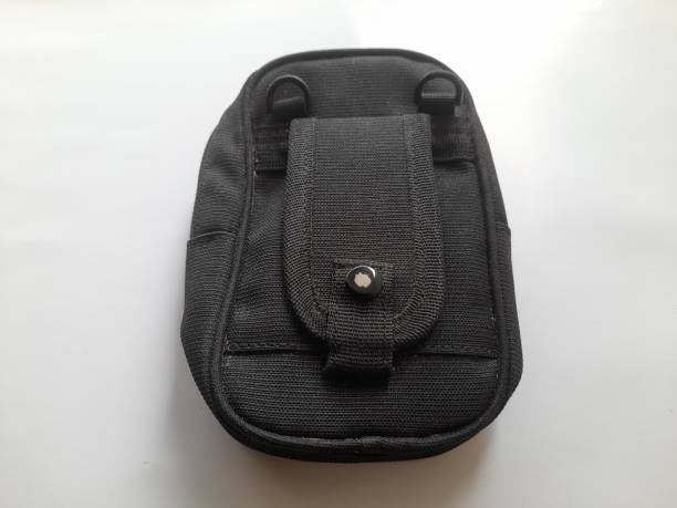 istock black sling bag seen from above on a white background. 1441167113