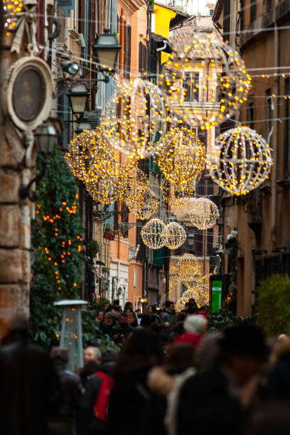 istock Christmas lights in Rome, Italy 1441169419