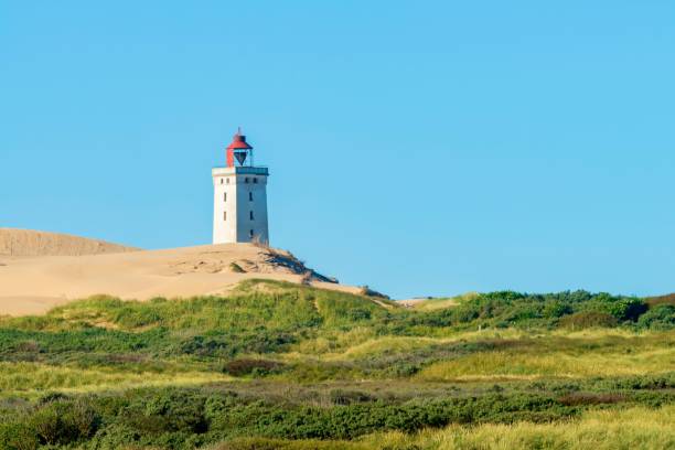 istock Rubjerg Knude Lighthouse on a hill against the blue sky 1441170673
