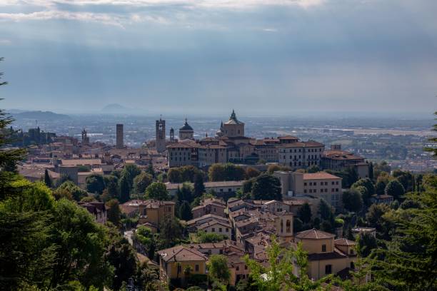 istock Skyline of Berga, Spain under a blue sky on a sunny day 1441171085