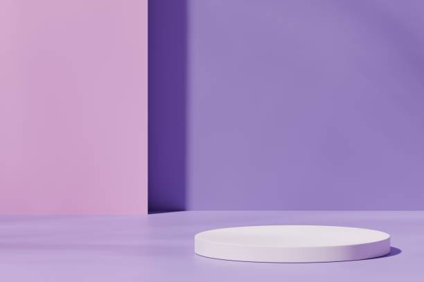 istock Scene with a podium for product presentation, 3d rendering 1441176287