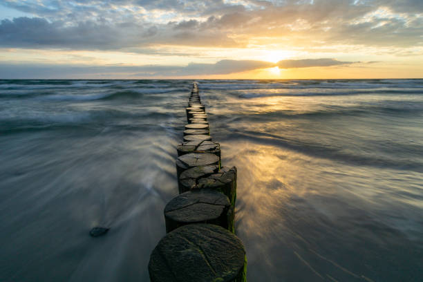 istock Sunset at the Baltic Sea beach 1441180592