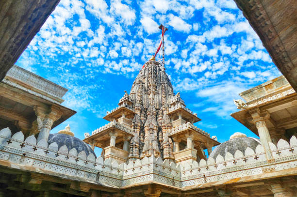 istock Low angle viewof Ranakpur Jain Temple, Sadri, India 1441180945