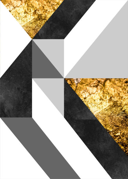 istock Geometric Abstract Art, Marbling, Colorful 1441186255