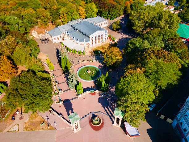istock Central square in Yessentuki city, Russia 1441188133