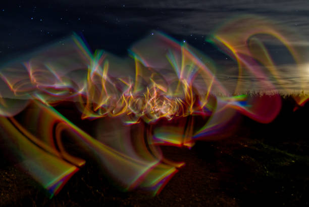 istock Colorful light drawing for wallpaper and background 1441188416