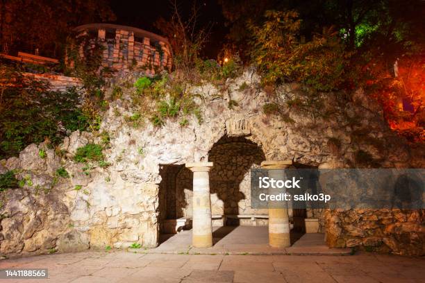 Grotto Of Diana In Pyatigorsk Stock Photo - Download Image Now - Blue, Building Exterior, Caucasus
