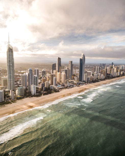 istock Vertical shot of a beautiful resort town 1441194845