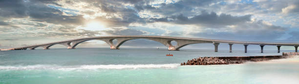 China and Maldives Friendship Bridge Male to Airport and Hulhumale Highway.