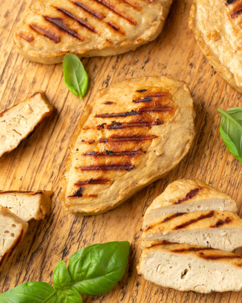 istock Plant based meat. Fried chicken made of soy. 1441196354