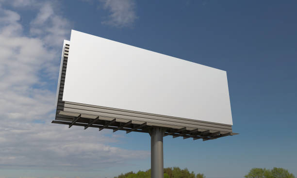 istock 3D rendering of a billboard sign with blank space - perfect for your content 1441196868