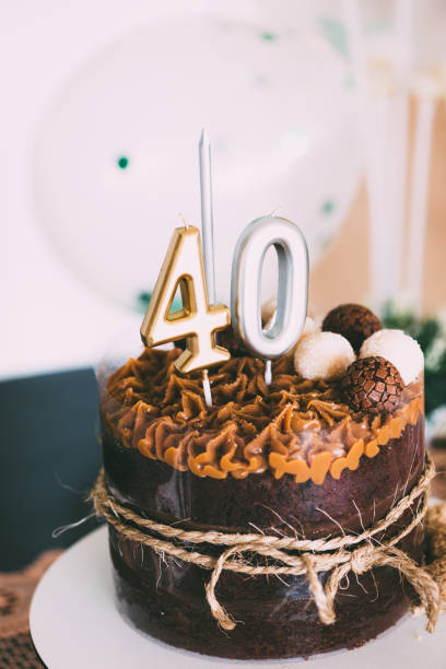 istock Vertical shot of  Birthday cake 1441197232