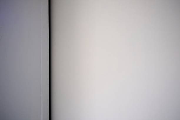 istock Close up Corner of the White Room. 1441198193