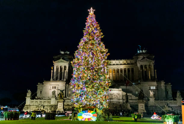 istock Christmas tree at Piazza Venezia, Rome, Italy 1441199231