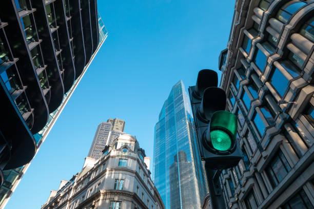 London, United Kingdom - November 12, 2022: City of London, London's Financial District.