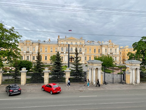 Saint Petersburg, Russia - June 02, 2022: Vorontsov Palace, Saint Petersburg, Russia