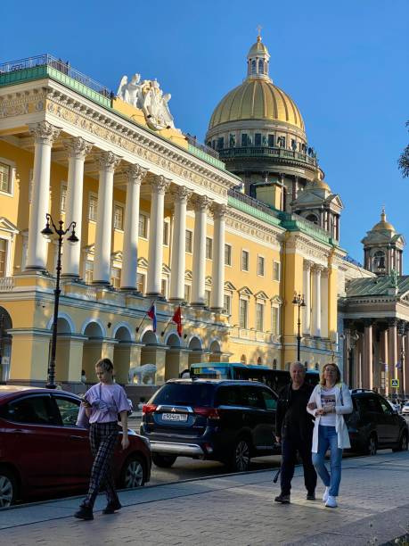 フォーシーズンズホテルライオンパレス、サンクトペテルブルク、ロシア - four seasons hotels ストックフォトと画像