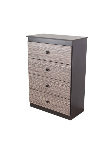 istock New dark closed dresser isolated on white background 1441217233