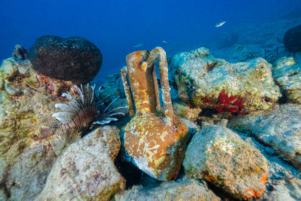 istock Ancient ruins of Turkey underwater 1441217440