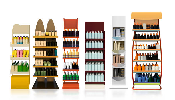 istock Sun cream on shelf at pharmacy store 1441218994