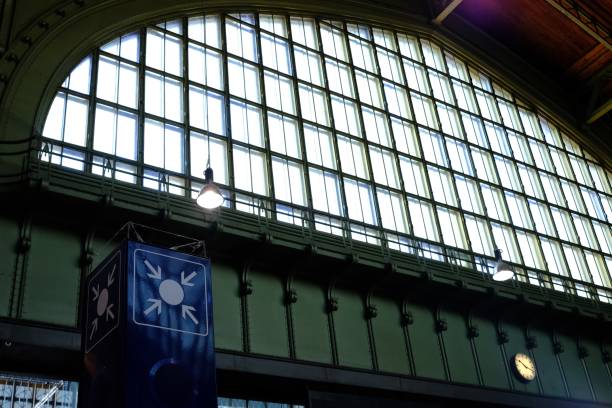 istock Assembly Point Sign in Train Staion. 1441219305