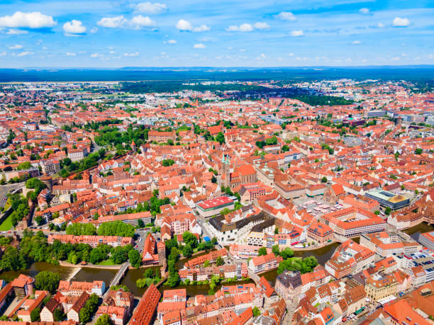 istock Nuremberg old town aerial panoramic view 1441221517