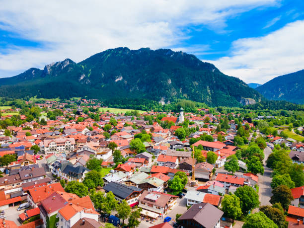 istock Oberammergau aerial panoramic view in Bavaria, Germany 1441221557