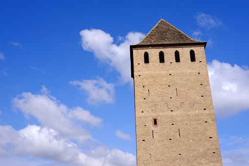 Ponts Couverts Tower at Strasbourg where is a Famous Landmark of France